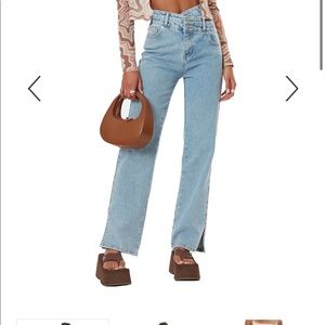 NWT Trendy crossover jeans